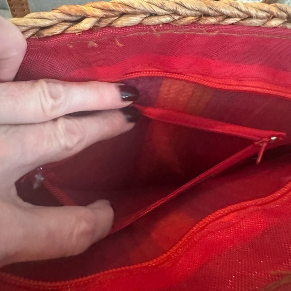 Boho Colorful Striped Woven Tote Bag - Picture 7 of 8